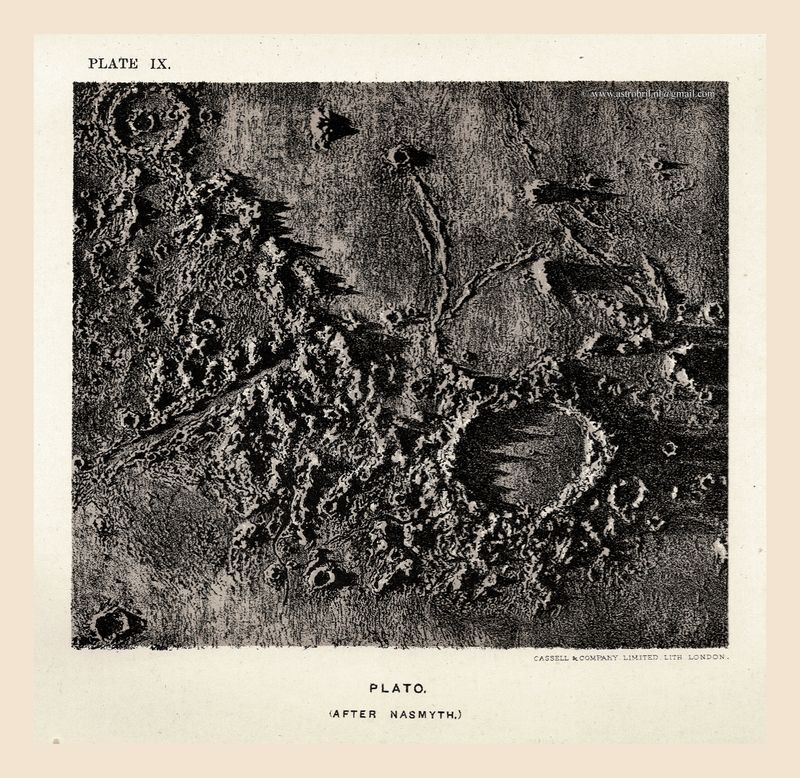 Plate IX - The Lunar Crater Plato