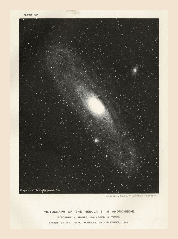 Plate XV - The Great Nebula in Andromeda
