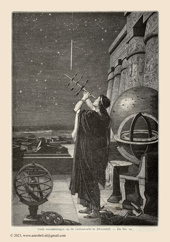 Het Rijk der Sterren - Observer at the observatory of Alexandria