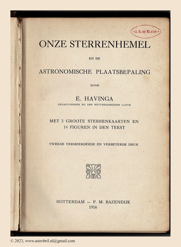 1916 - second edition - title page