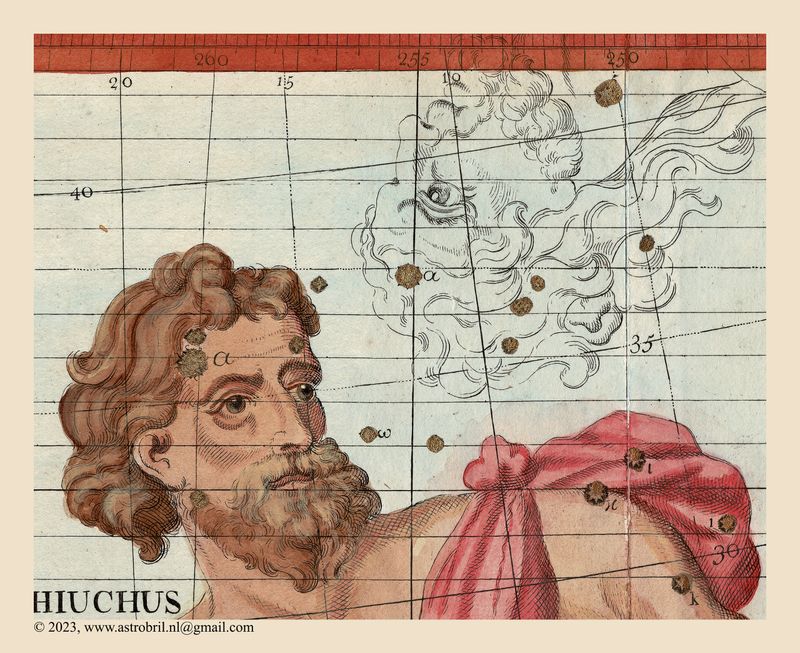 Plate 22 - Ophiuchus & Hercules (detail)