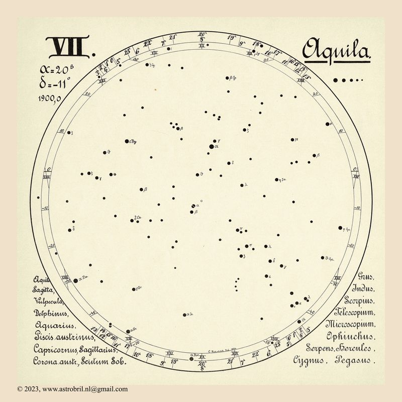 11 VAP Sternkarten - VII - Aquila