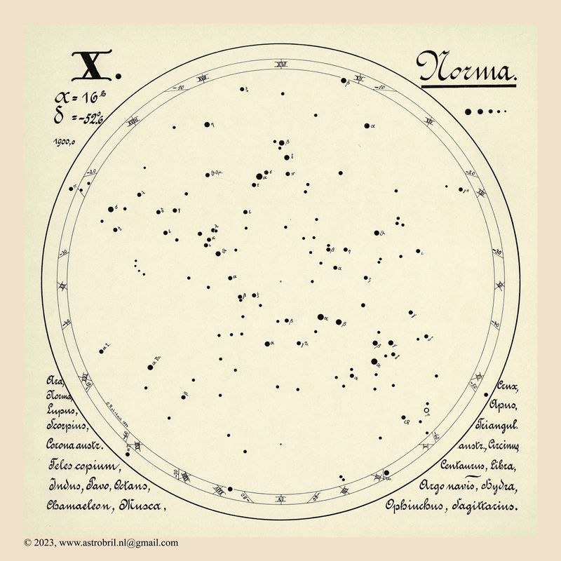 14 VAP Sternkarten - X - Norma