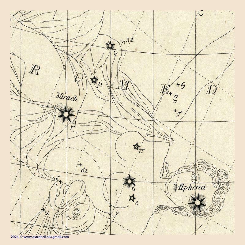 Map 1 - M31, the Andromeda Nebula