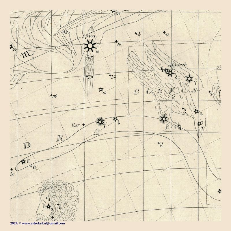Map 3 - R Hydra (variable star)