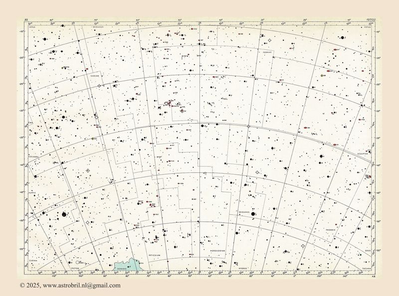 Atlas Coeli - plate XII