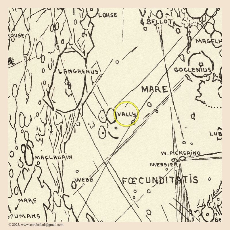 Planche 2 - Vally (Langrenus F (1935); Bilharz (current))