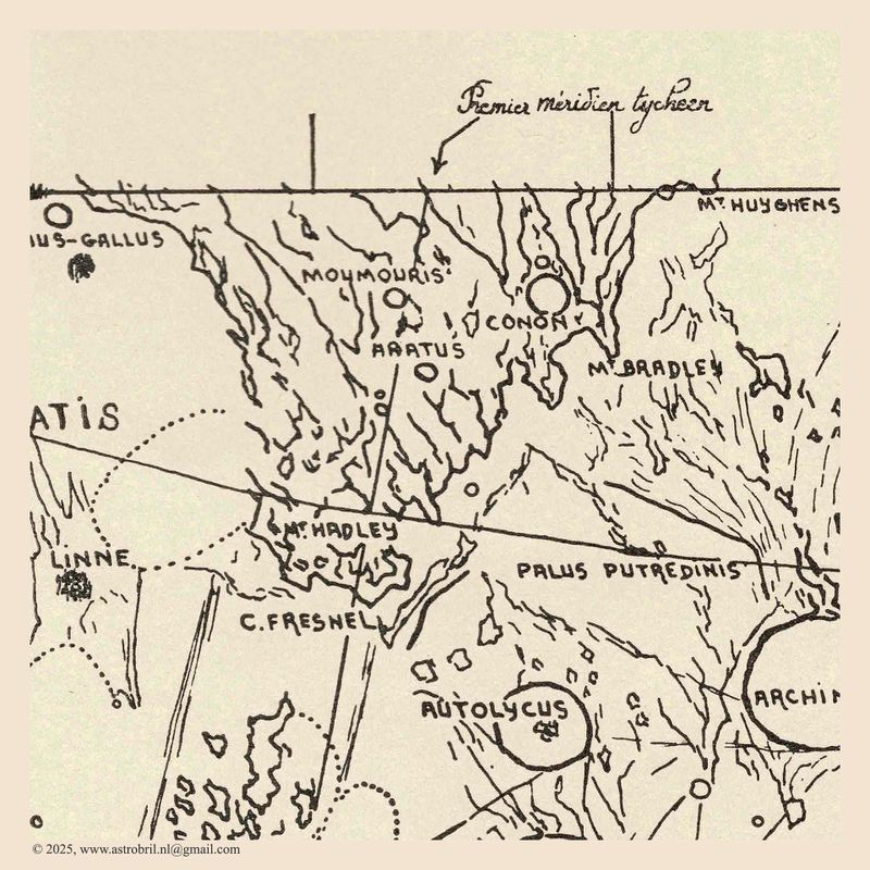Chemla Lamèch: Carte Topographique de la Lune (1934) (new 2025)