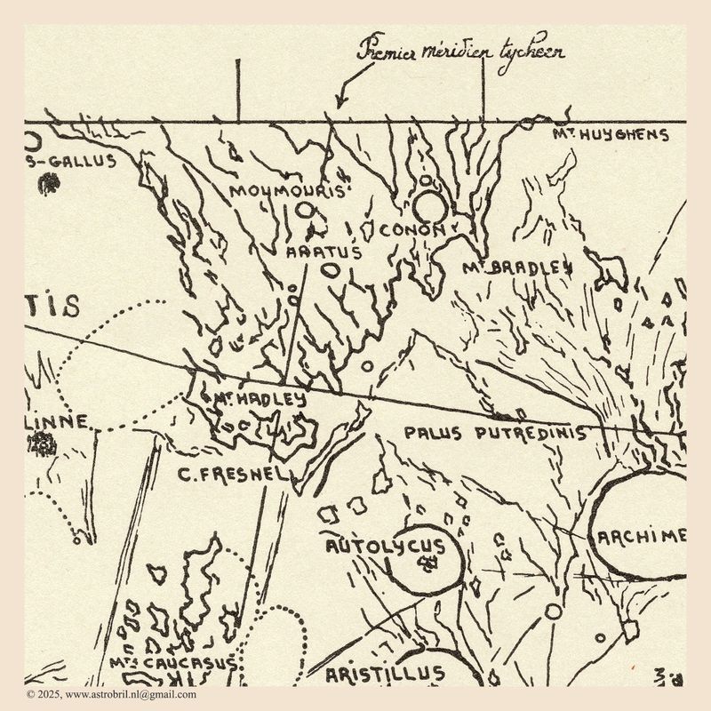 Chemla Lamèch: Carte Topographique de la Lune (1934) (new 2025)