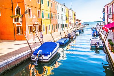 Venice-Burano, Italy-August 2025