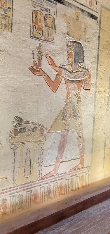 Interior of Pharaoh Rameses IX Tomb @ Valley of the Kings (KV6)