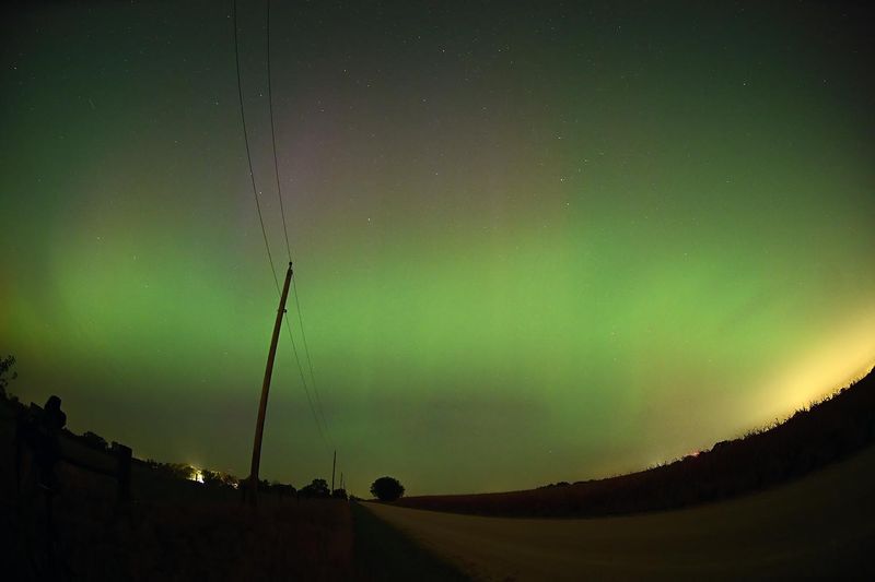 8:11 pm - A view back north with some spires starting to be visible