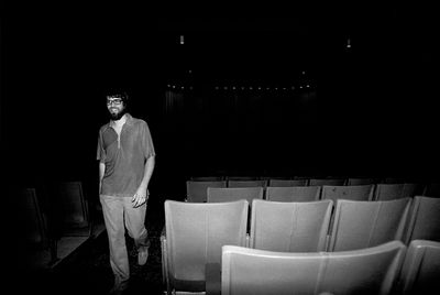 Denny Checking to the Theater