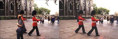 Tower of London - Changing of the Guard - Before / After