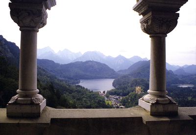 Overlooking Hohenschwangau Castle from Neuschwanstein Castle