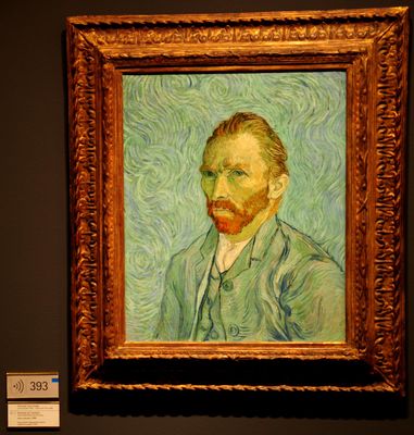 One of  many Van Gogh self portraits - Muse d'Orsay