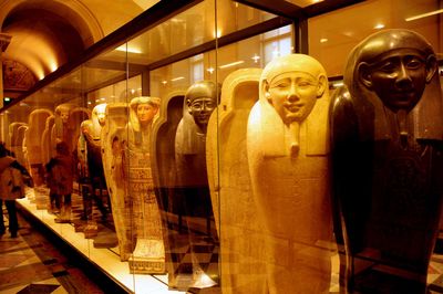 Mummy Cases - The Egyptian Wing - The Louvre