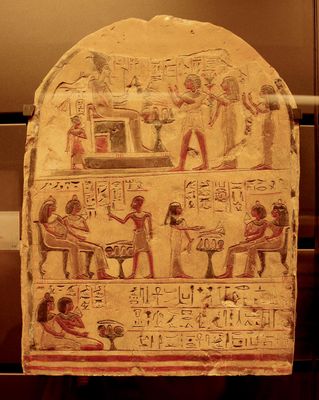 Painted Stone - The Egyptian Wing - The Louvre