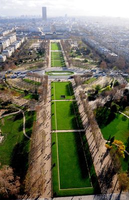 Champ de Mars - SE of the Eiffel Tower