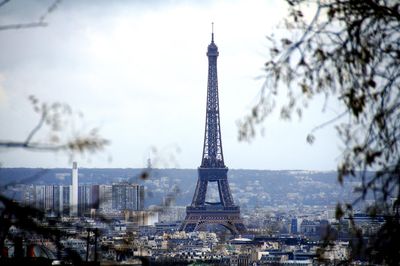 The Eiffel Tower as seen from Sacr Coeur