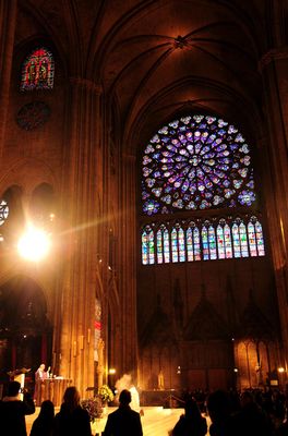 Inside the Notre-Dame Cathedral