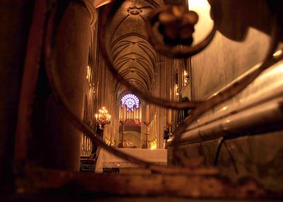 Inside the Notre-Dame Cathedral