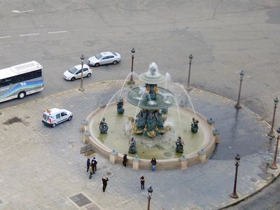 View of a Fountai from the Roue de Paris