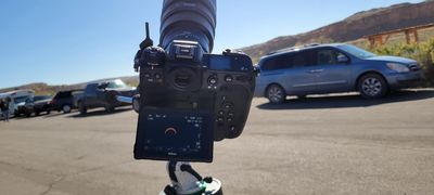 Back of the Z9 camera after Mid-eclipse