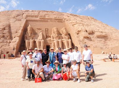 Group Photo at Abu Simbel