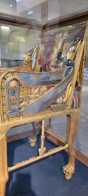 King Tut's Treasures - The Golden Throne (Left Hand View)