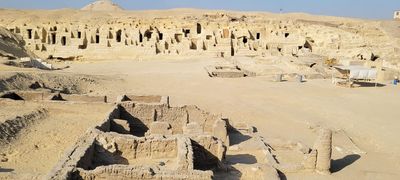 New Ruins at the Saqqara necropolis near the Step Pyramid
