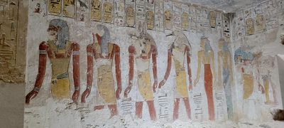 Interior of Pharaoh Merenptam's Tomb @ Valley of the Kings (KV8)