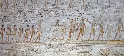 Interior of Pharaoh Merenptam's Tomb @ Valley of the Kings (KV8)