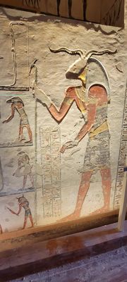 Interior of Pharaoh Rameses IX Tomb @ Valley of the Kings (KV6)