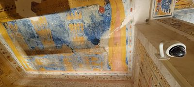 Interior of Pharaoh Rameses IV Tomb @ Valley of the Kings (KV2)