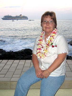 Michelle and her Lei