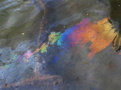 Oil Slick 02 from the U.S.S. Arizona