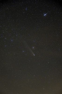 Comet C/2023 A3 Tsuchinshan-ATLAS - October 27-28 and Meteor
