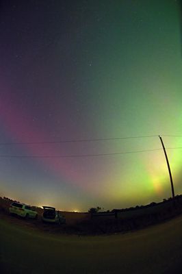 8:18 pm - Looking West