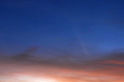 Comet C/2023 A3 Tsuchinshan-ATLAS - During Sunset