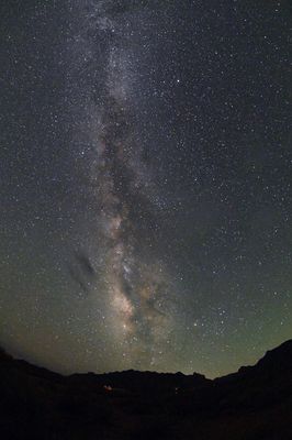 Southern Milky Way from the Northern Hemisphere with Dark Clouds