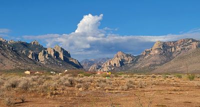 Cave Creek Canyon and High cloud