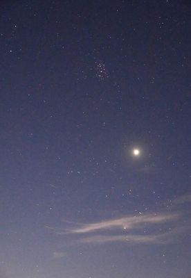 Hyades-Venus-Pleiades