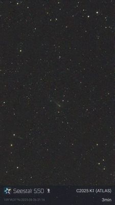 Comet C2025 K1 (ATLAS) - 2025.08.26