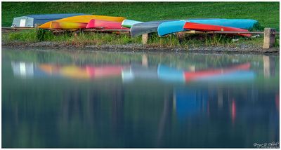 Canoe Reflection