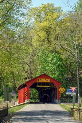 The First 2024 Crossing of the Frog Hollow Covered Bridge #1 of 2