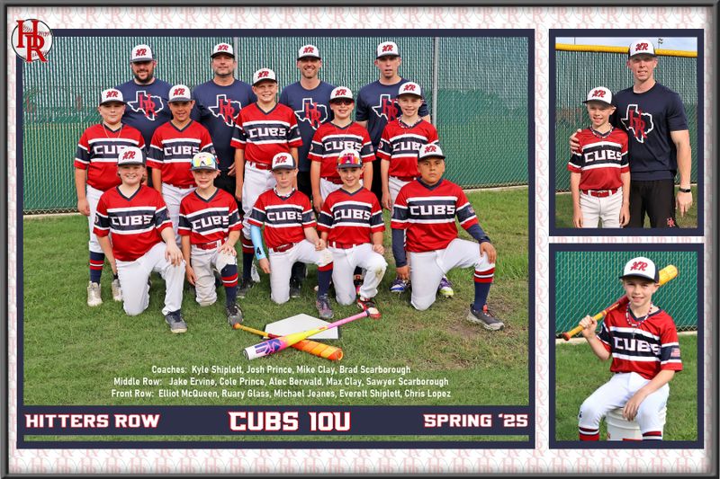 Cubs Spring 2025 Team Pictures