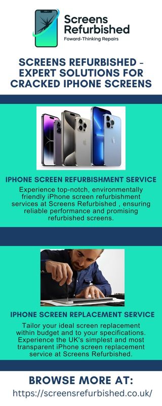 Get One of The Best Solutions for Cracked iPhone Screens at Screens Refurbished - 1