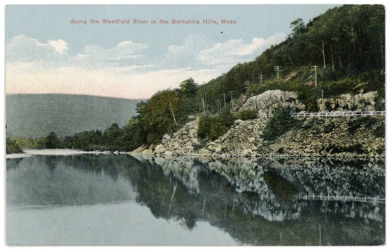 Along the Westfield River in the Berkshire Hills, Mass.