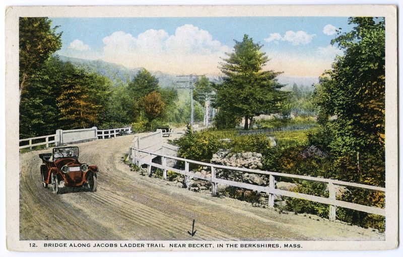 12. Bridge along Jacobs Ladder Trail near Becket, in the Berkshires, Mass.